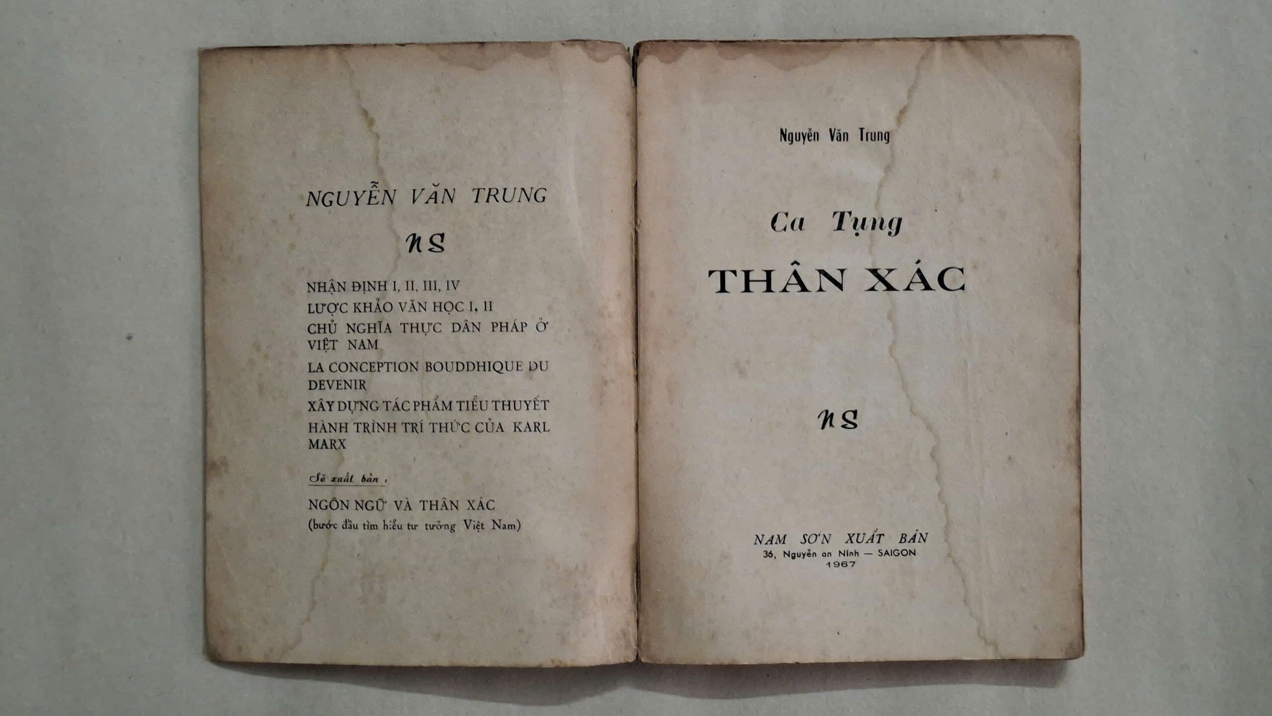 Ca tụng thân xác - Nguyễn Văn Trung (sách xưa) 3 Ca tụng thân xác - Nguyễn Văn Trung (sách xưa) - Ảnh 3