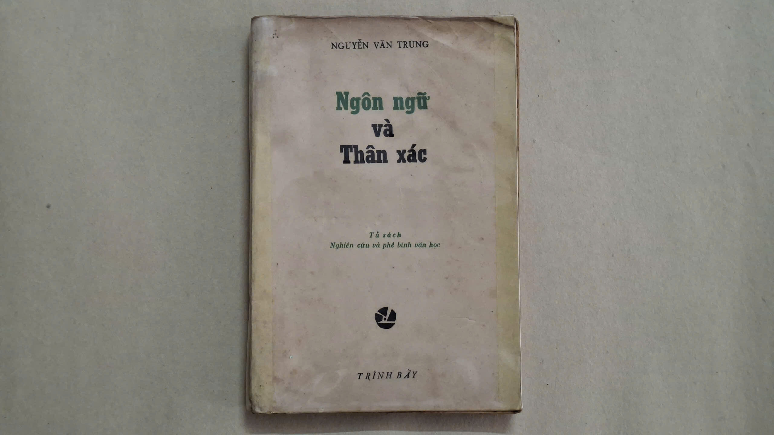 Ngôn ngữ và thân xác – Nguyễn Văn Trung (sách xưa)