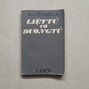 Liệt Tử và Dương Tử - Nguyễn Hiến Lê (sách xưa)