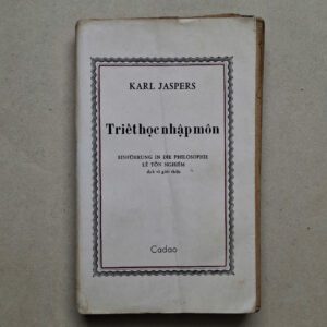 Triết Học Nhập Môn - Karl Jaspers (sách xưa)
